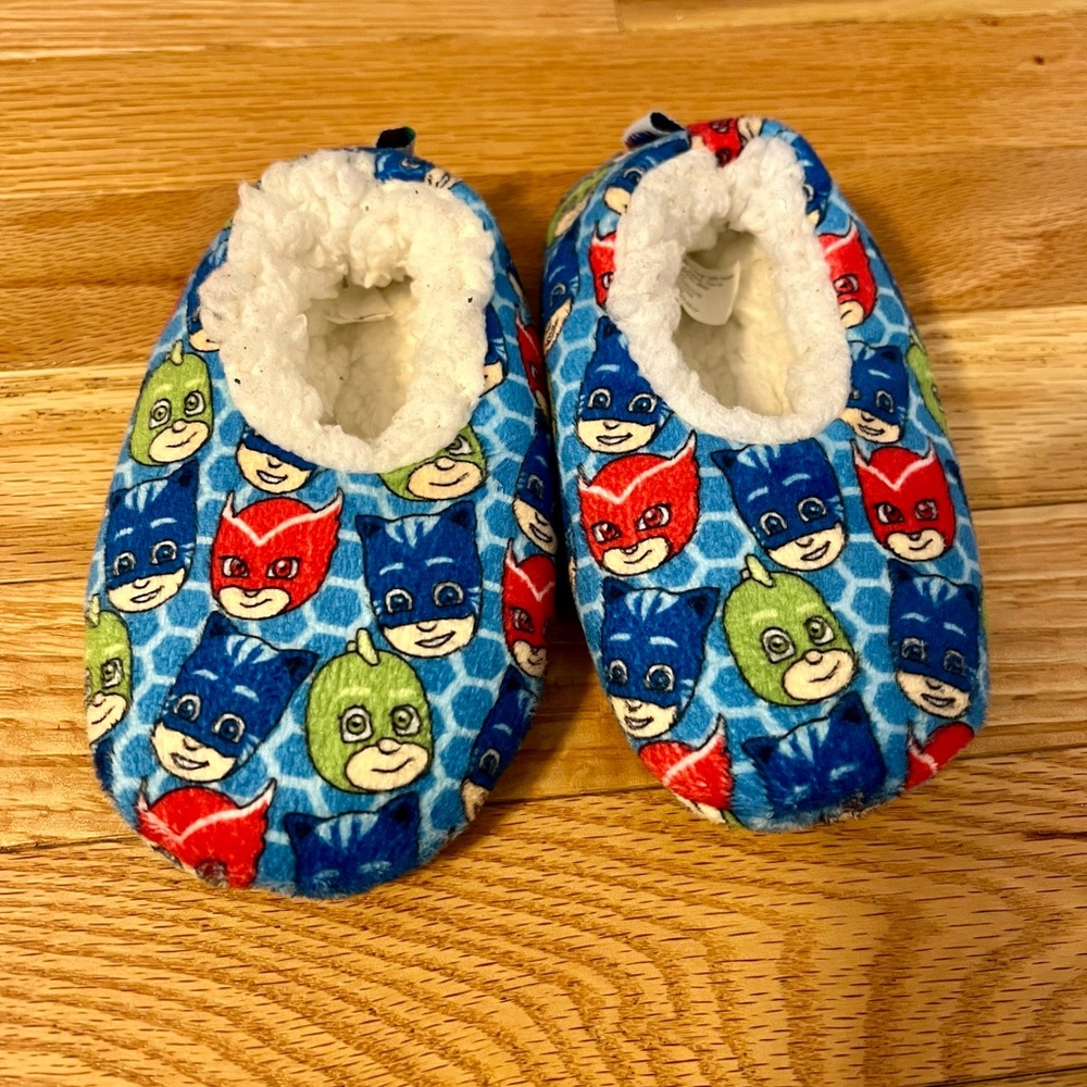 Toddler boy pj mask slippers